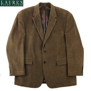 Lauren Ralph Lauren Corduroy Sport Coat Blazer Jacket 2 Button Men's 48R